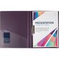 Папка з боковим притиском, А4, сливова Поліграфіст картинка 3