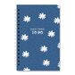 Блокнот A6, 100 арк., клітинка, обкладинка твердий картон, пружина, Серія "Ромашки" Поліграфіст картинка 2