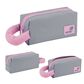 Пенал Kite 2703-2 сіро-рожевий Поліграфіст картинка 6