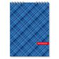 Блокнот A5, 48 арк., клітинка, обкладинка картон, пружина, Серія "Шотландка синя 2" Поліграфіст картинка 2