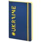 Записна книжка А5 в лінію Vienna на гумці синя, висічка "#Ukraine" Поліграфіст картинка 5